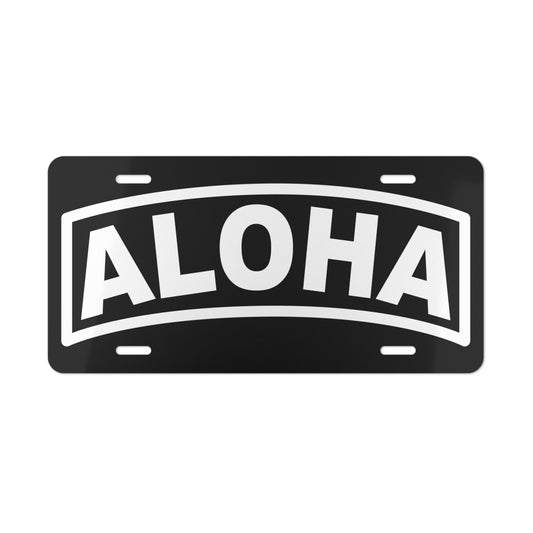 Aloha License Plate