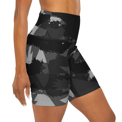 Ash Regimental DUI High Waisted Yoga Shorts