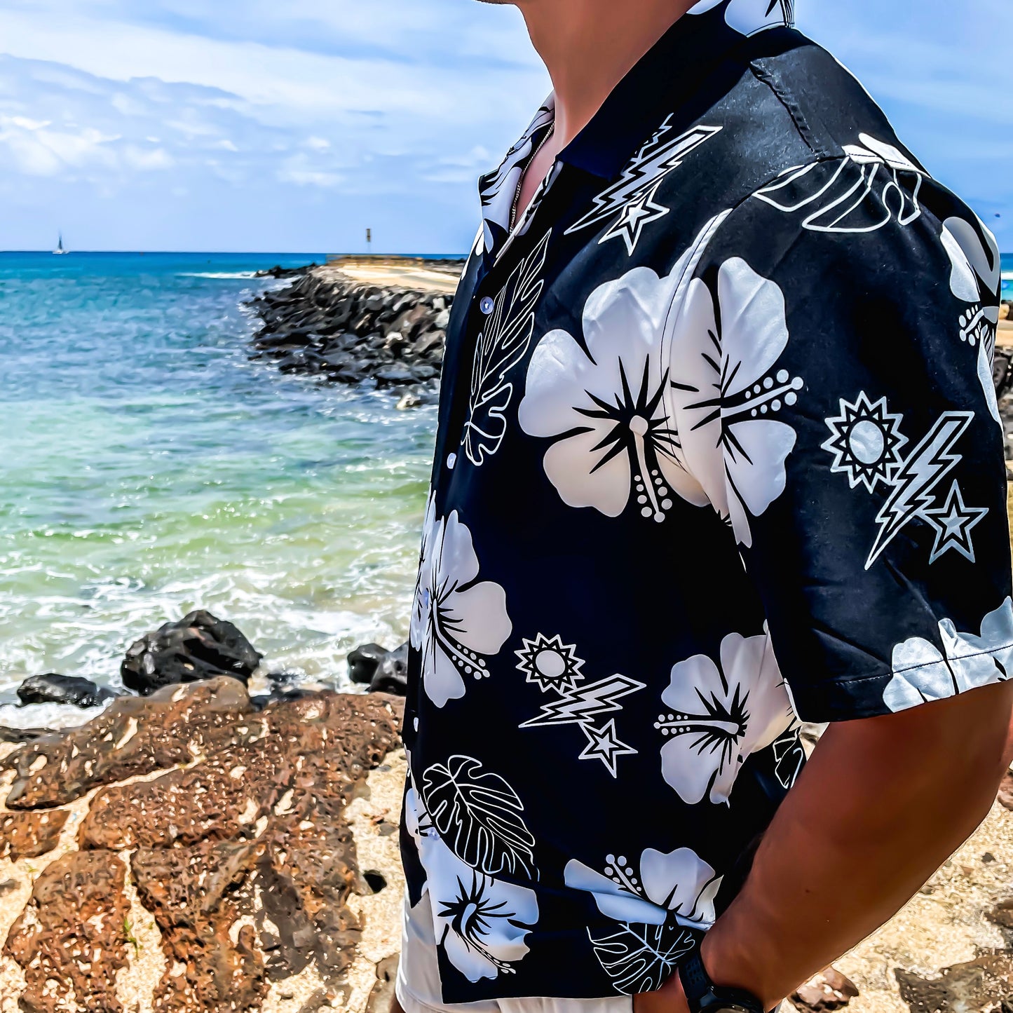 Maka Niihau Nights DUI Guts Aloha Shirt