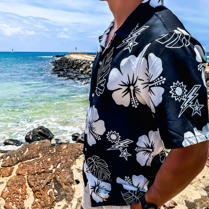 Maka Niihau Nights DUI Guts Aloha Shirt