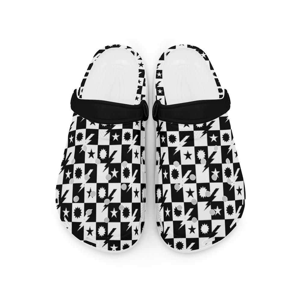 Checkered Clogs