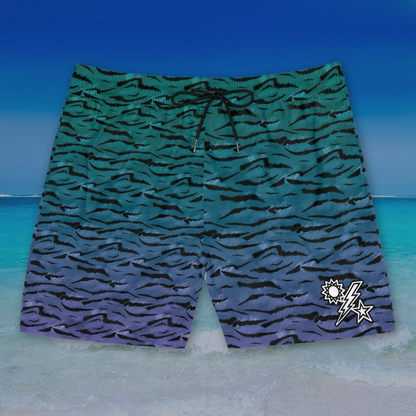 Midnight Jungle DUI Guts Swim Trunks