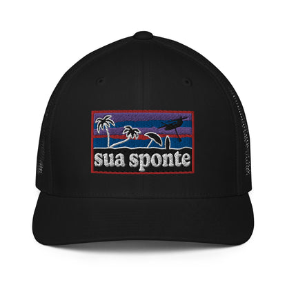 Sua Sponte Sunset SureFit Trucker Hat