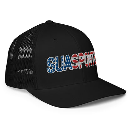 Sua Sponte Flag SureFit Trucker Hat