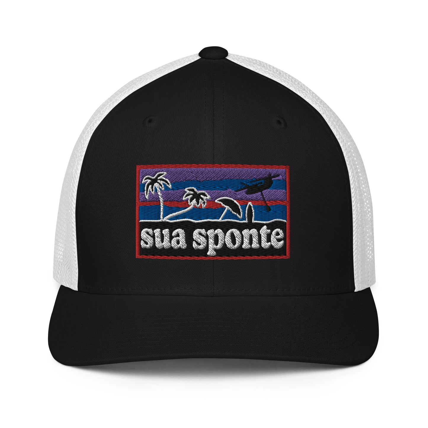 Sua Sponte Sunset SureFit Trucker Hat