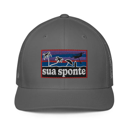 Sua Sponte Sunset SureFit Trucker Hat