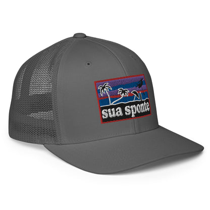 Sua Sponte Sunset SureFit Trucker Hat