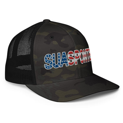 Sua Sponte Flag SureFit Trucker Hat