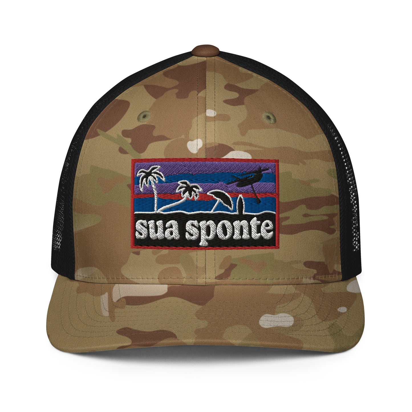 Sua Sponte Sunset SureFit Trucker Hat