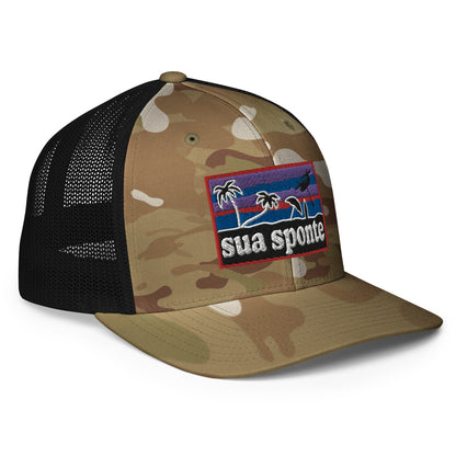 Sua Sponte Sunset SureFit Trucker Hat