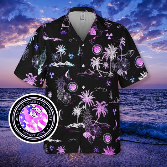 Pela Kona JTF Civil Support Aloha Shirt