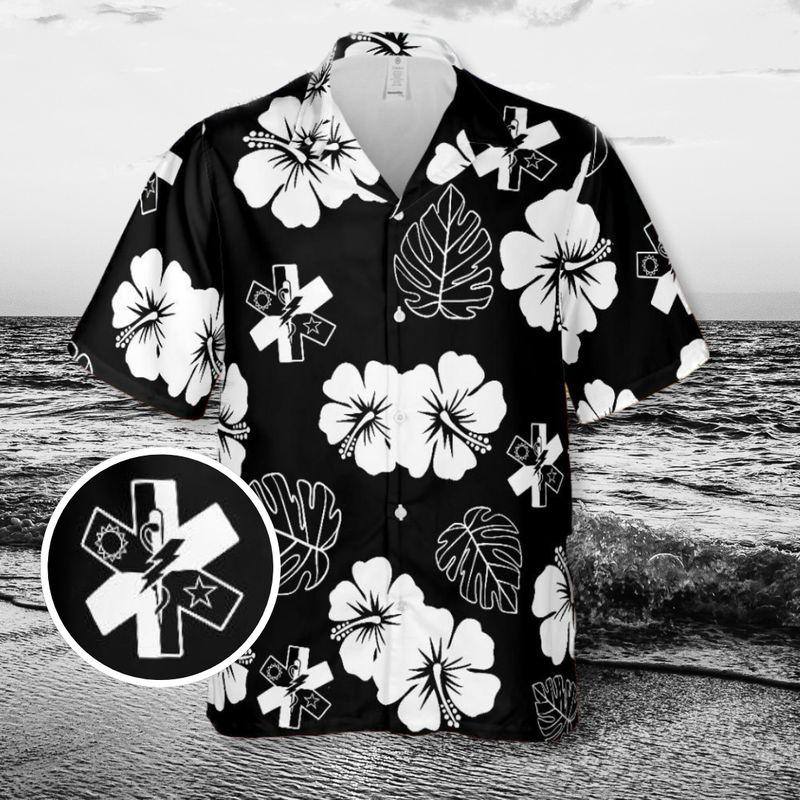 Maka RMED Niihau Nights Aloha Shirt