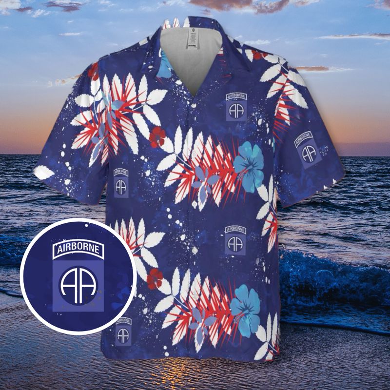 RWB Adventure 82d ABN Aloha Shirt