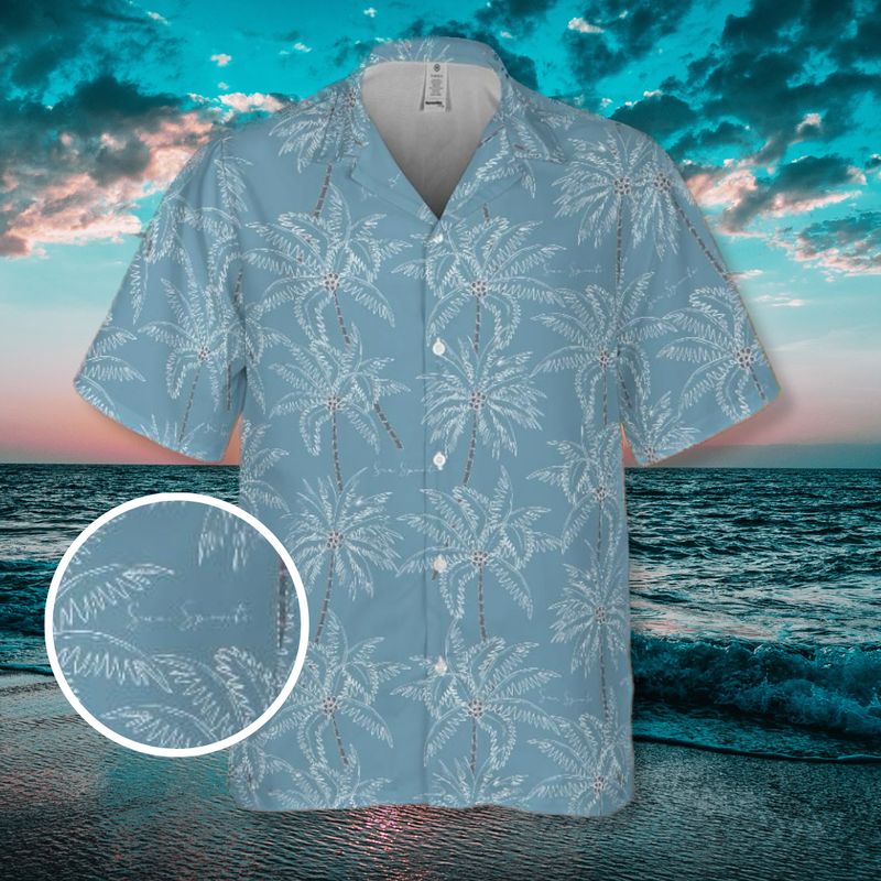 Nana Kai Palms Sua Sponte Aloha Shirt