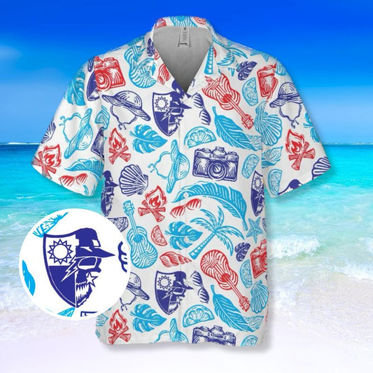 Kea Waikiki Nightlife Aloha Shirt