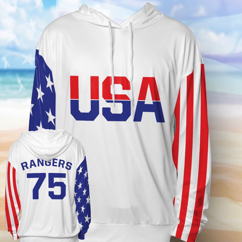 Team USA Rangers PalmShade UPF 50+ Hoodie