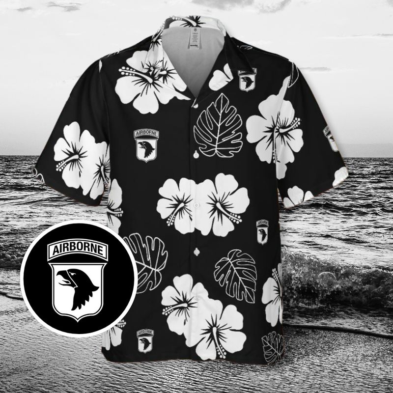 Niihau Nights 101st ABN Aloha Shirt