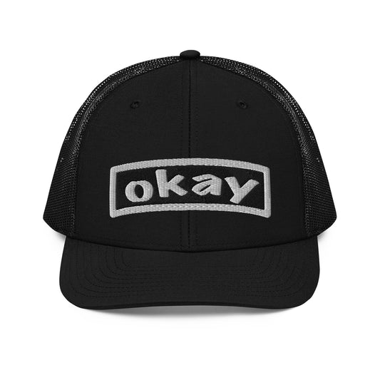 Okay Tab Trucker Hat