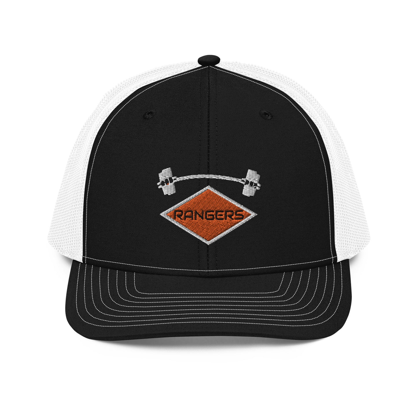 Rangers Diamond Barbell Trucker Hat
