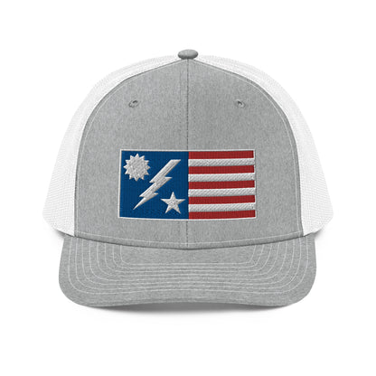 RWB Flag DUI Trucker Hat