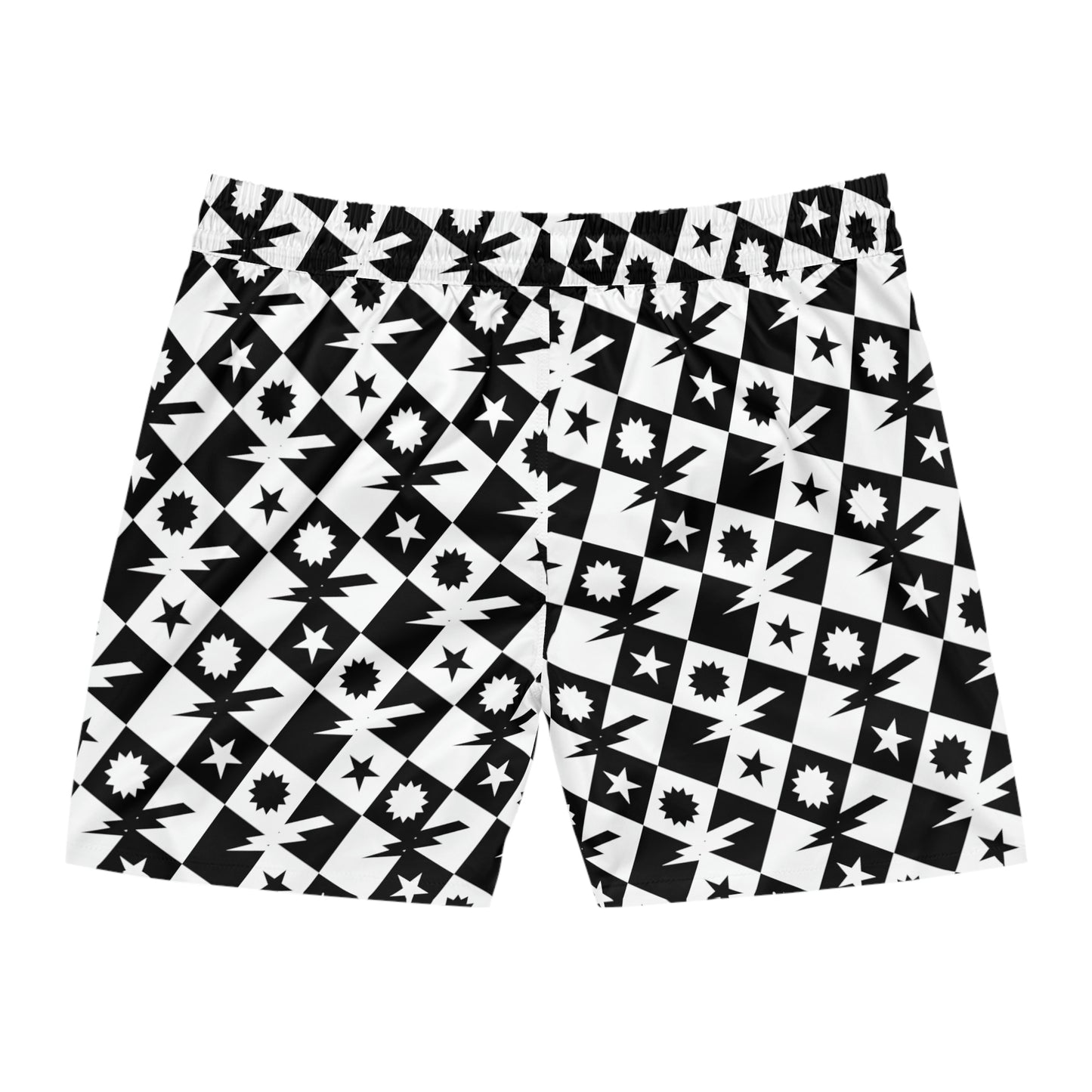 Checkered Swim Trunks