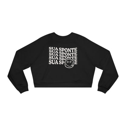 Wavy Sua Sponte Cropped Pullover