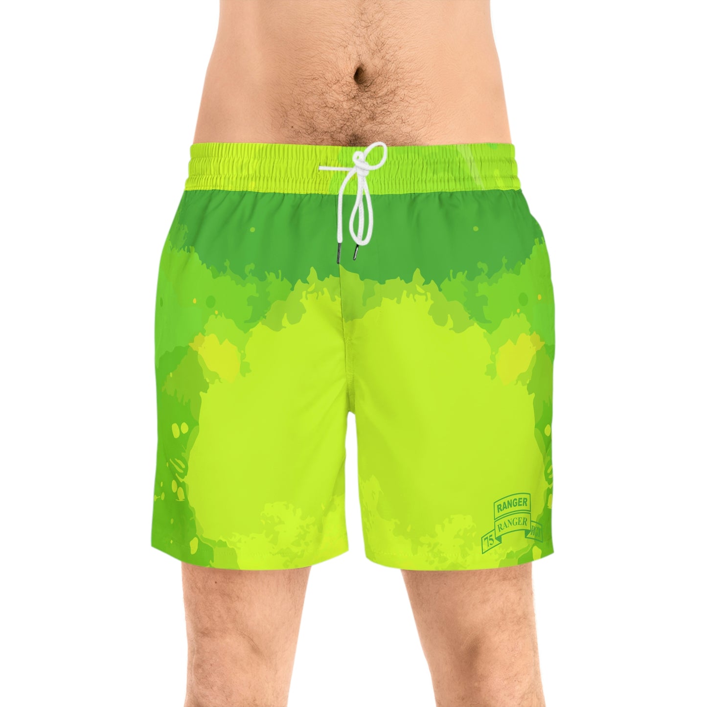 Makamae Colorcrush Regimental Scroll Swim Trunks