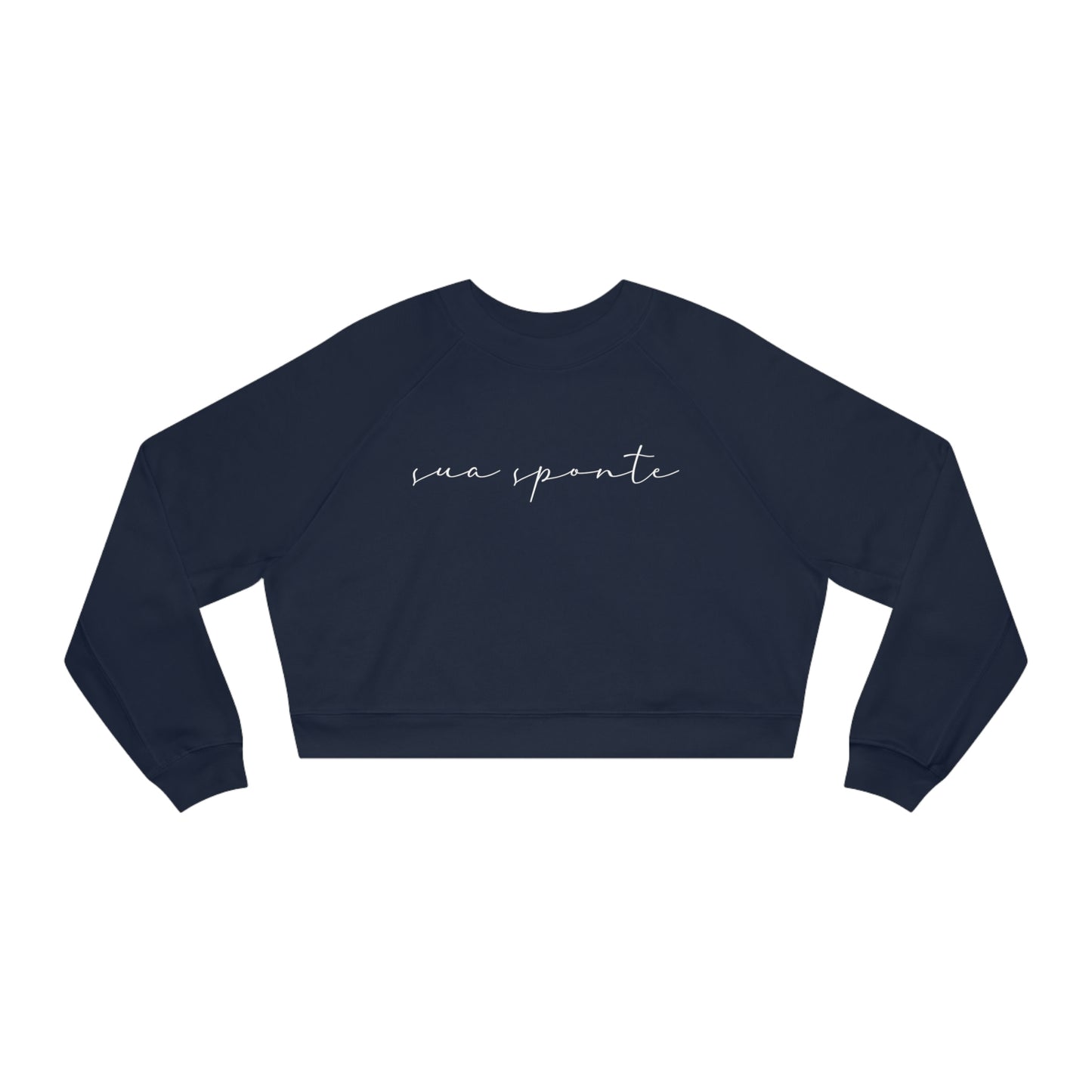 Sua Sponte Scribble Cropped Pullover