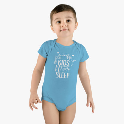 3d Battalion Kids Never Sleep Newborn Onesie® (0-3mo)