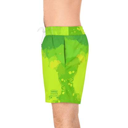 Makamae Colorcrush Regimental Scroll Swim Trunks