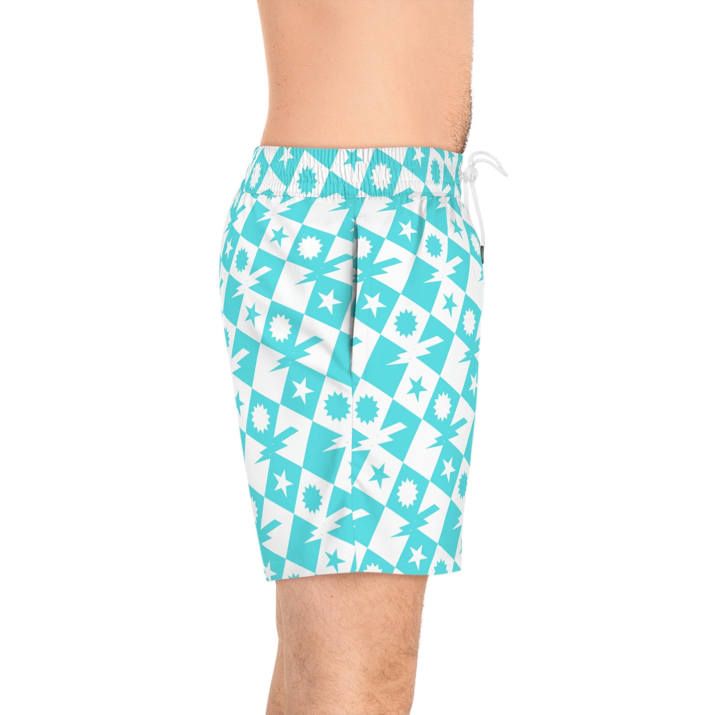 Nalu Checkered Swim Trunks