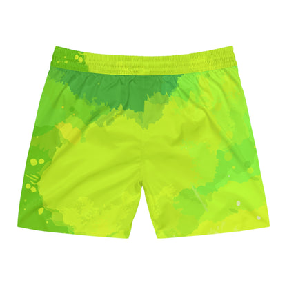 Makamae Colorcrush Regimental Scroll Swim Trunks