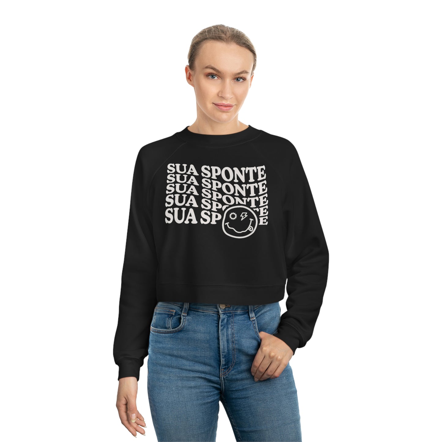 Wavy Sua Sponte Cropped Pullover