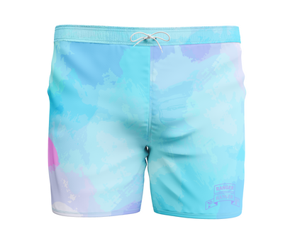 2d Battalion Scroll Nalu Colorcrush Swim Trunks