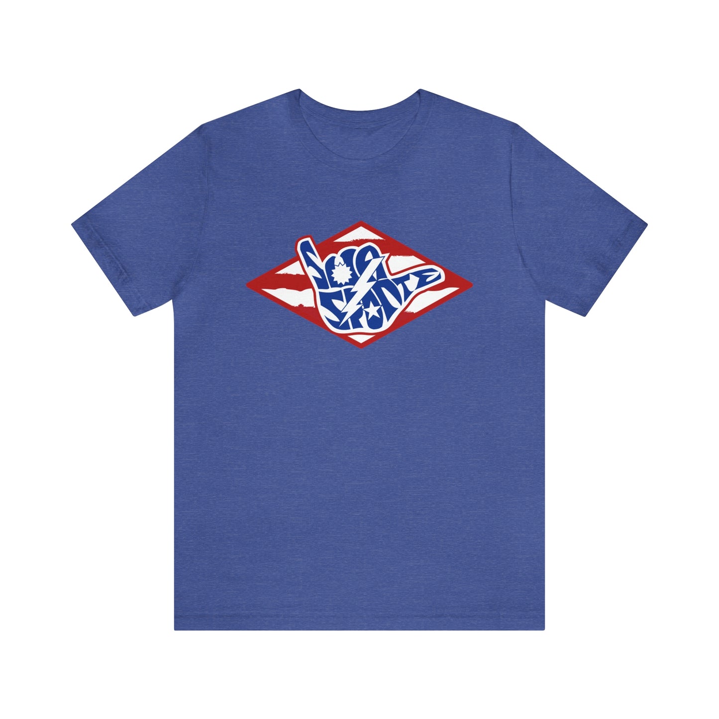 Sua Sponte RWB Flag Shaka DUI Diamond Short Sleeve Shirt