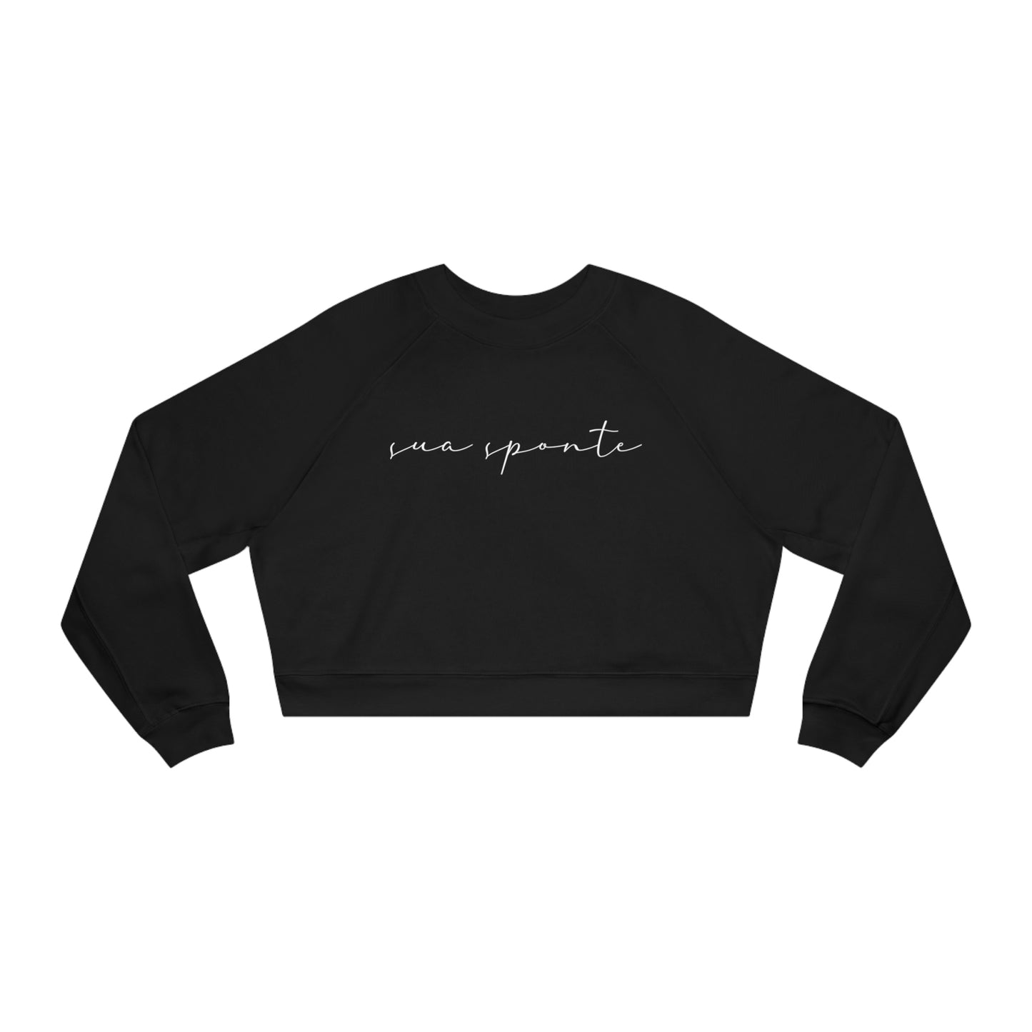 Sua Sponte Scribble Cropped Pullover