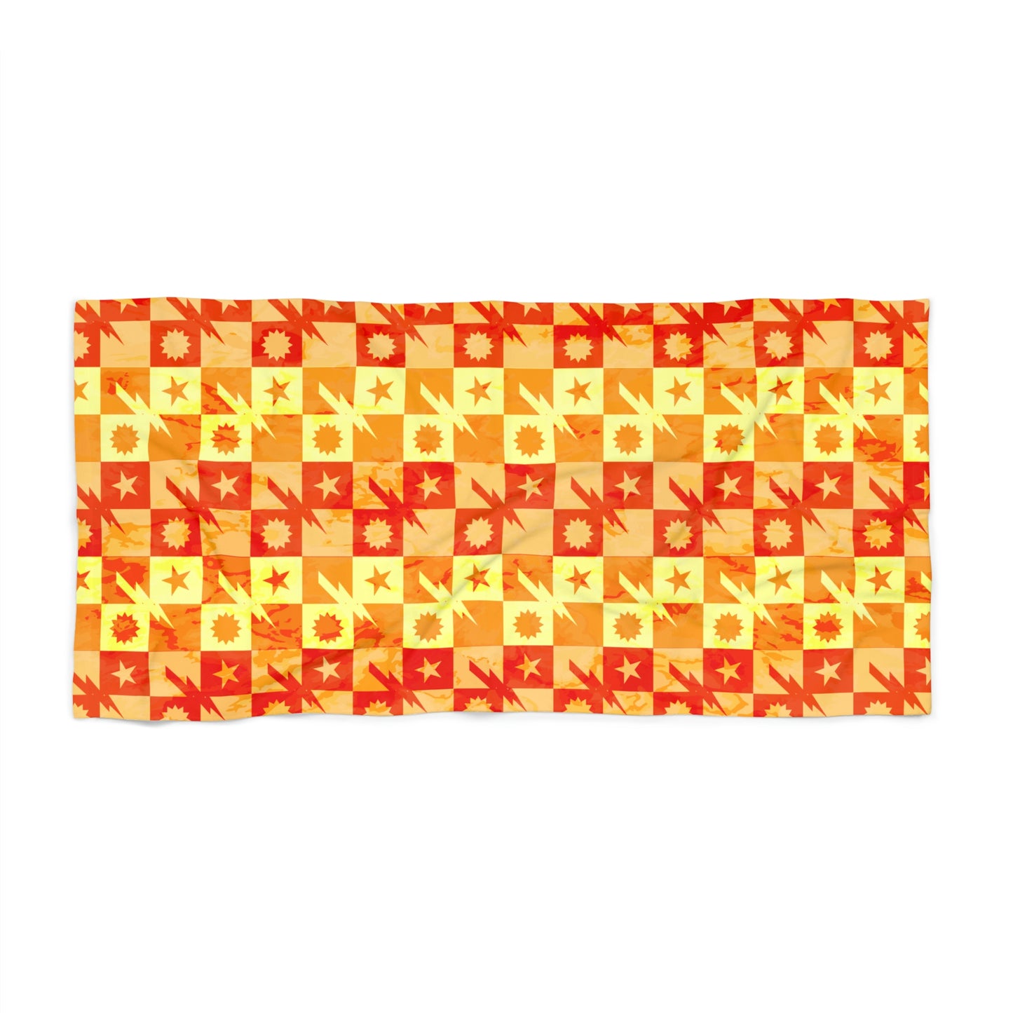 Aka Kealoha Checkered DUI Beach Towel