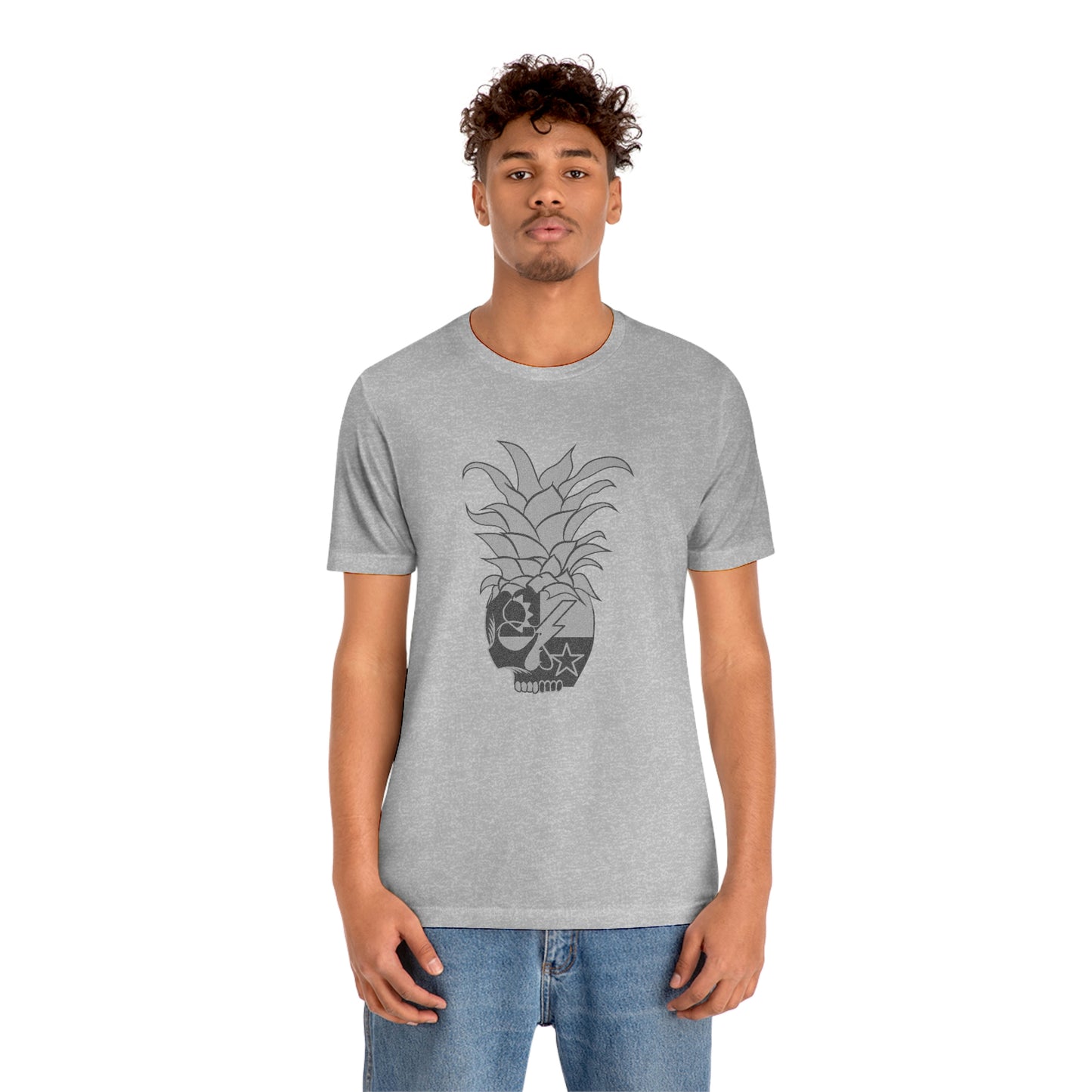 Pineapple Skull DUI Short Sleeve Shirt