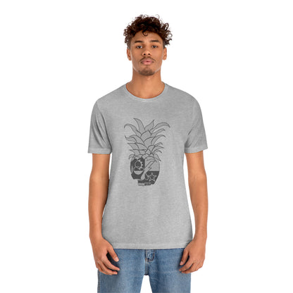 Pineapple Skull DUI Short Sleeve Shirt