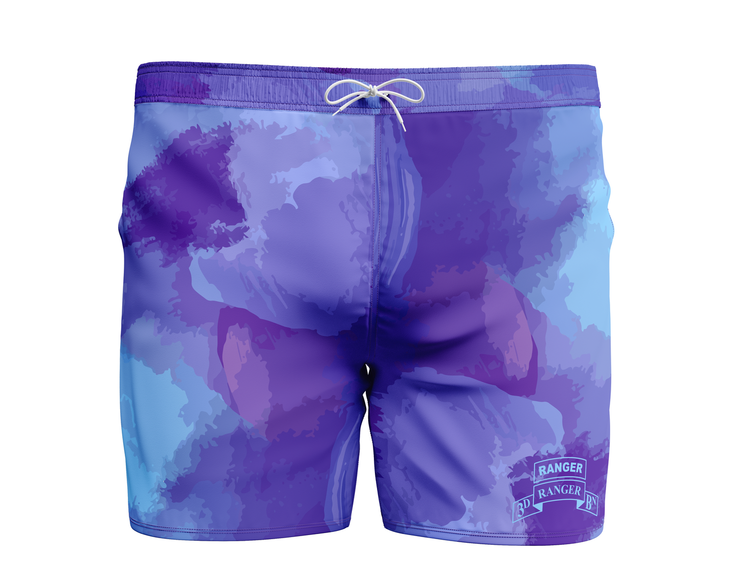 3d Battalion Scroll Kaunaloa Colorcrush Swim Trunks