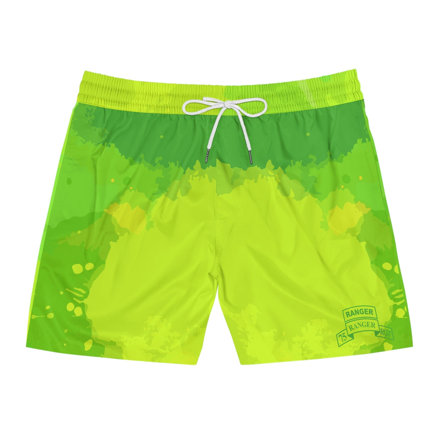 Makamae Colorcrush Regimental Scroll Swim Trunks