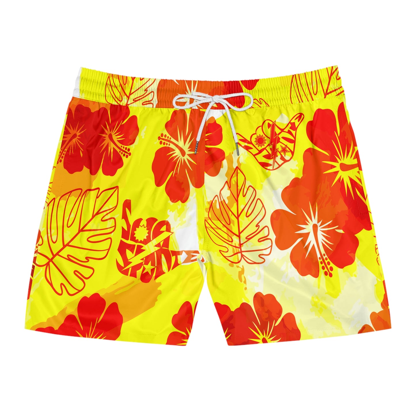 Kealoha Niihau Nights Sua Sponte Shaka DUI Swim Trunks