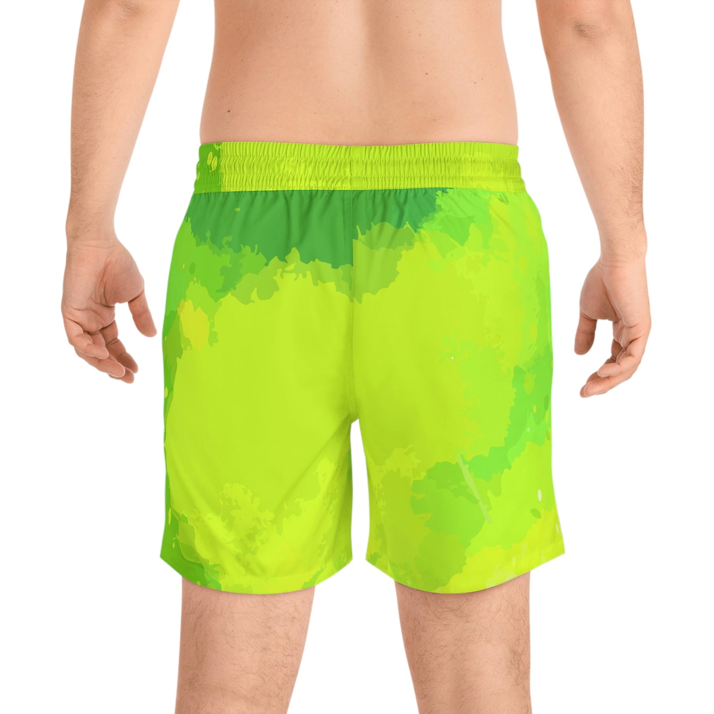 Makamae Colorcrush Regimental Scroll Swim Trunks