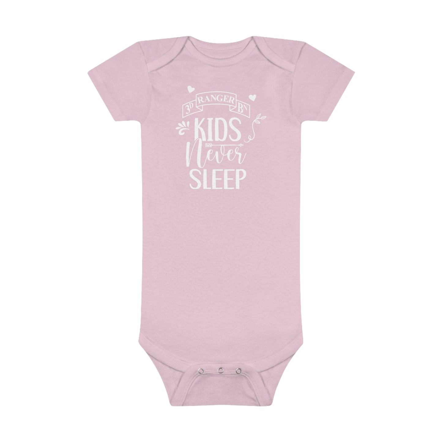 3d Battalion Kids Never Sleep Newborn Onesie® (0-3mo)