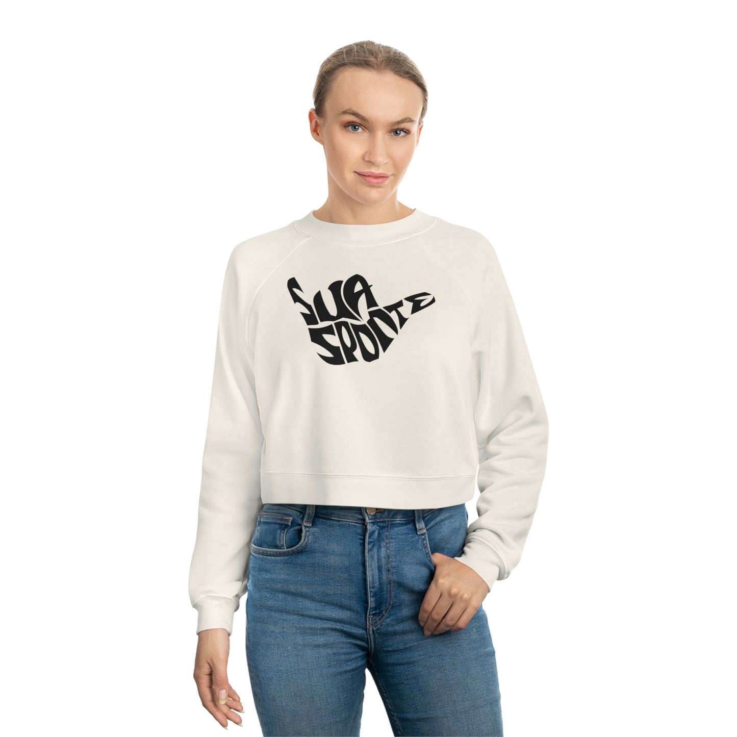 Sua Sponte Shaka Cropped Fleece Pullover