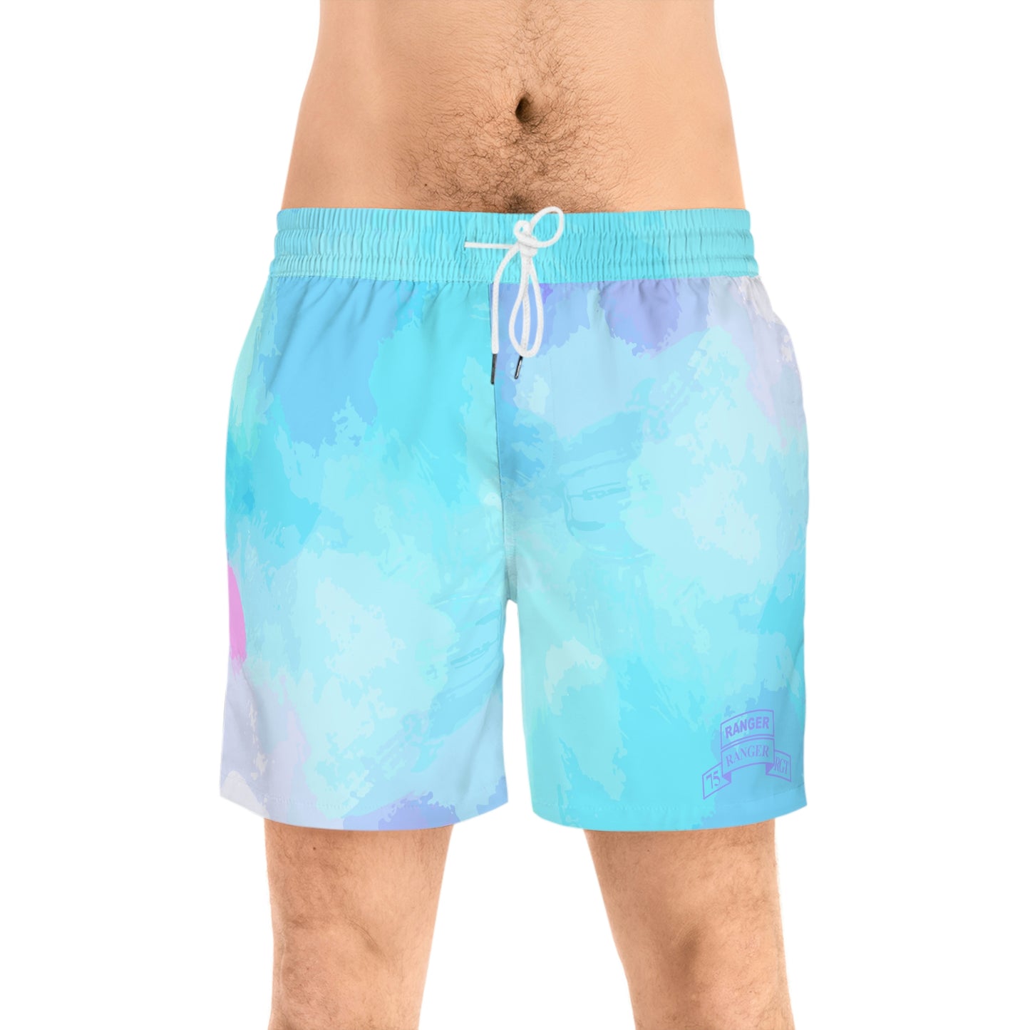 Nalu Colorcrush Regimental Scroll Swim Trunks