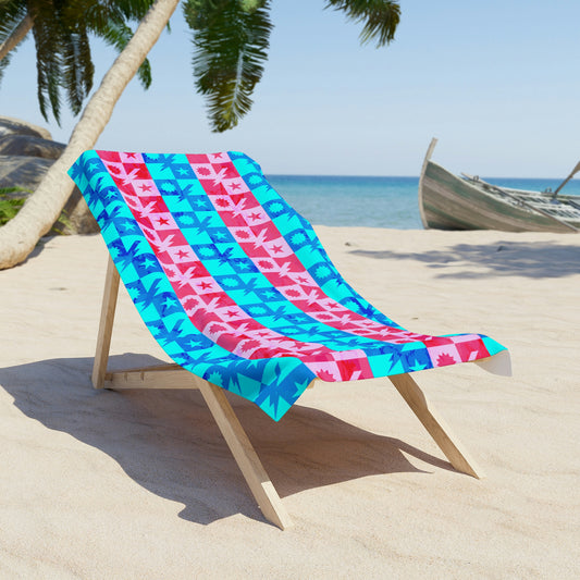 Aka Nalu Checkered DUI Beach Towel