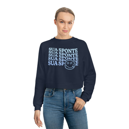 Wavy Sua Sponte Cropped Pullover