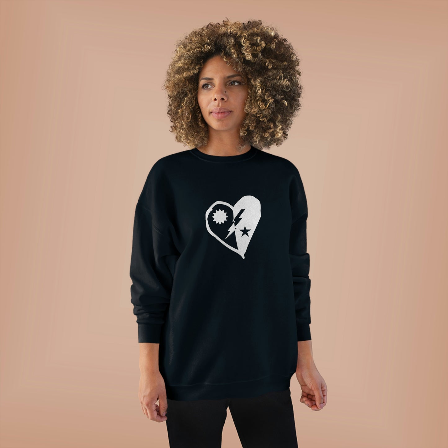DUI Heart Cutout Hawaii Hangout Sweatshirt