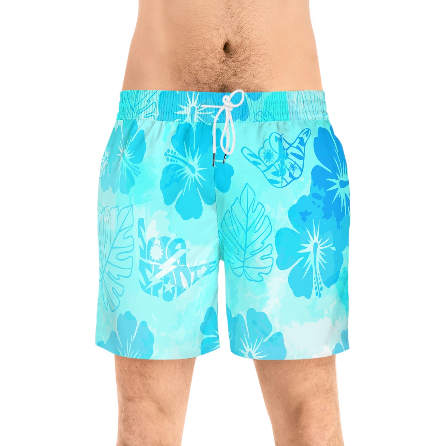 Nalu Niihau Nights Sua Sponte Shaka DUI Swim Trunks